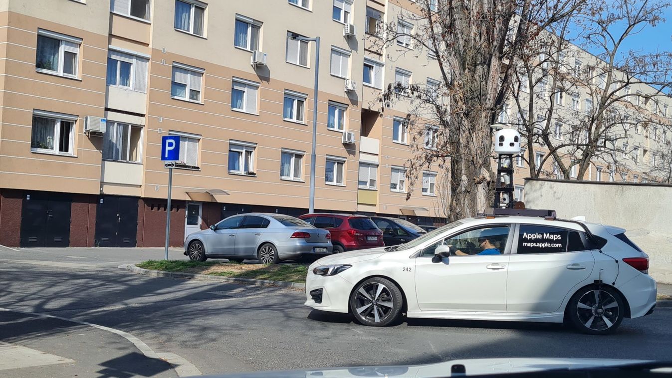 Győrben az Apple, Sopronban a Google autói is pásztázzák az utcákat