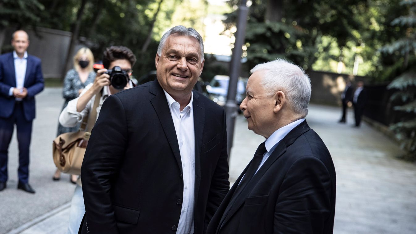 Orbán Viktor Jaroslaw Kaczynskivel tárgyalt Varsóban