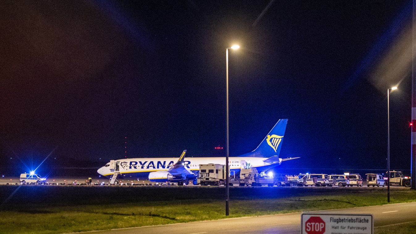 Pokolgépes fenyegetés miatt szállt le egy Ryanair-gép Berlinben