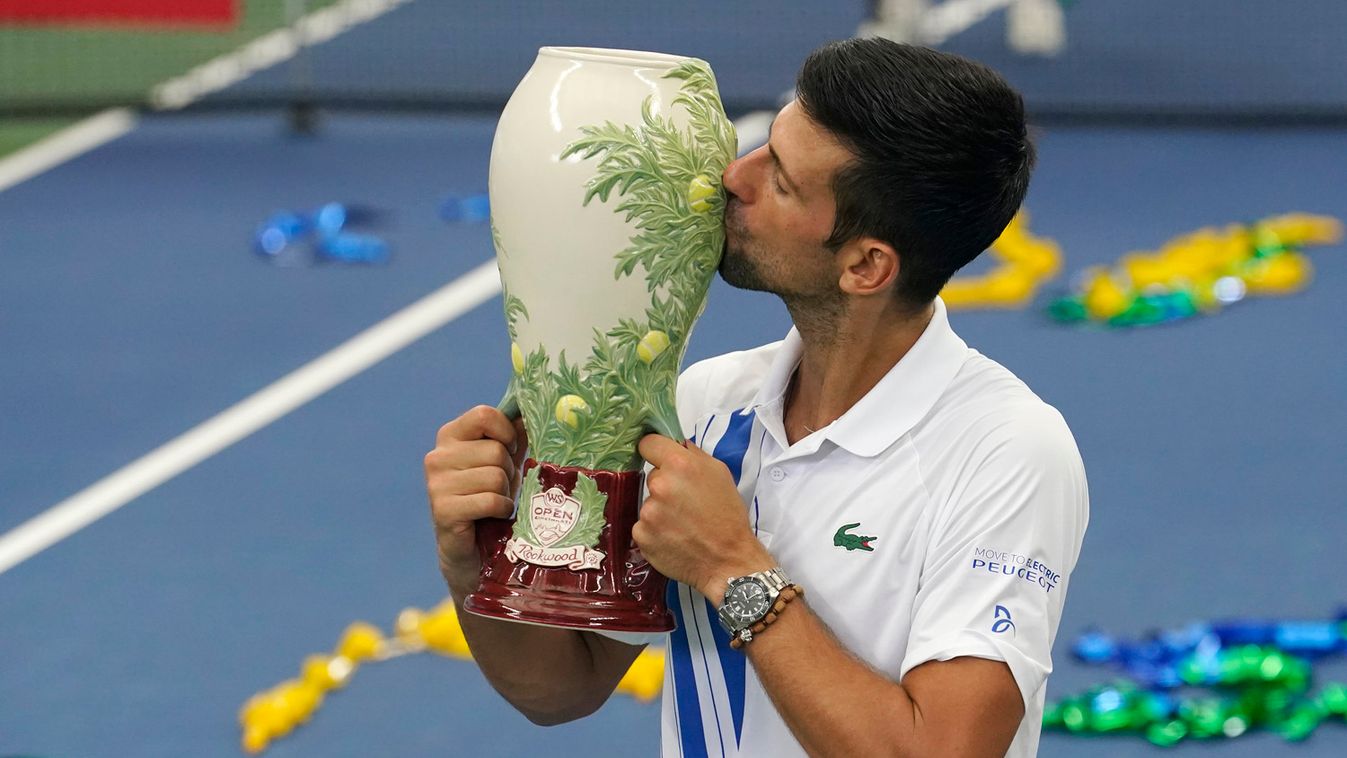 Novak Djokovic nyerte a New Yorkba áthelyezett keménypályás tenisztornát
