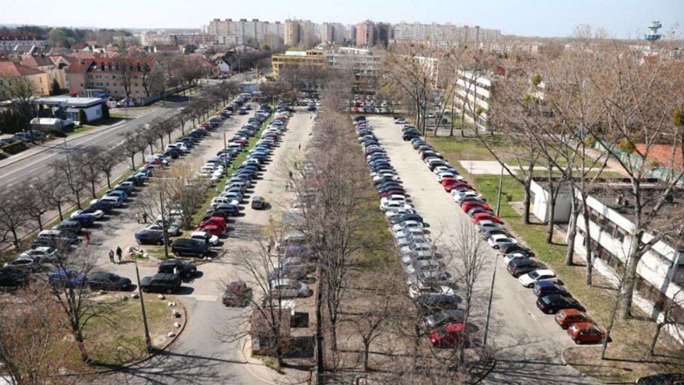 Győri parkolóház-építés a kórháznál: egy hét a kezdésig - fotó, térkép