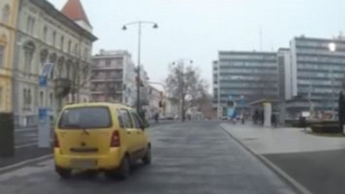 KISALFOLD Tilosba tévedt ez a Suzuki Győrben videó