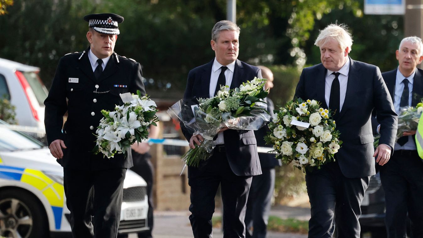 A brit kormányfő a megölt parlamenti képviselőre emlékezett