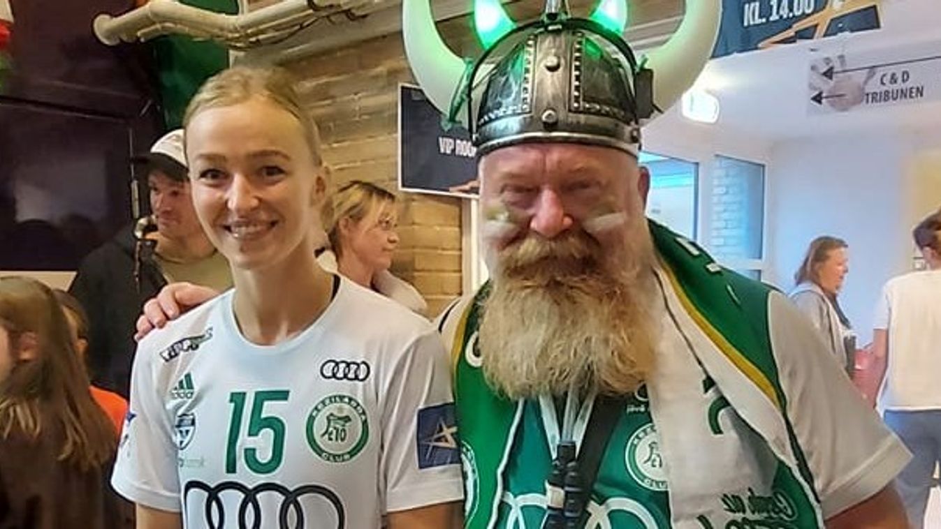 Szenvedélye a szurkolás: Bolla Róbert hatalmas szakállával is kitűnik a zöld-fehér tömegből