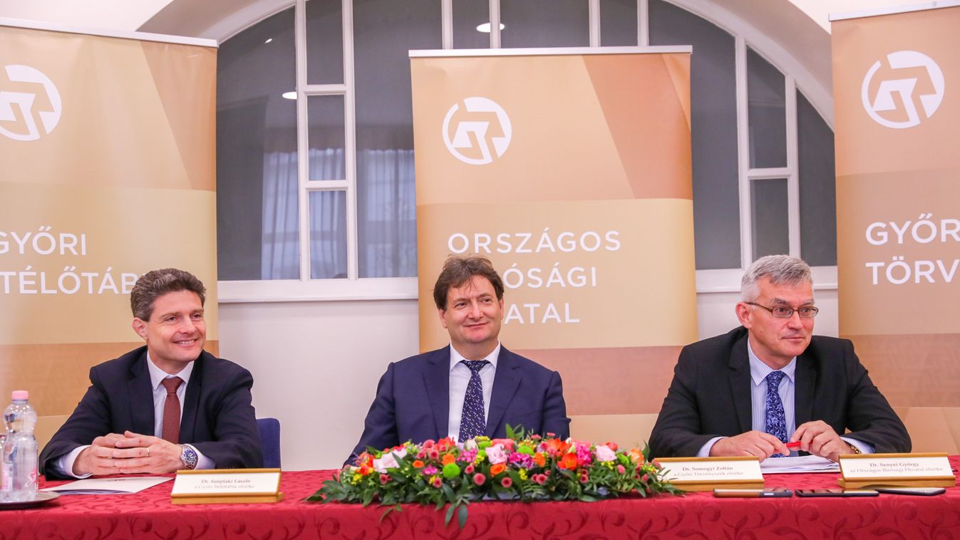 Mérlegen a bíróságok tavalyi munkája Győrben - fotók