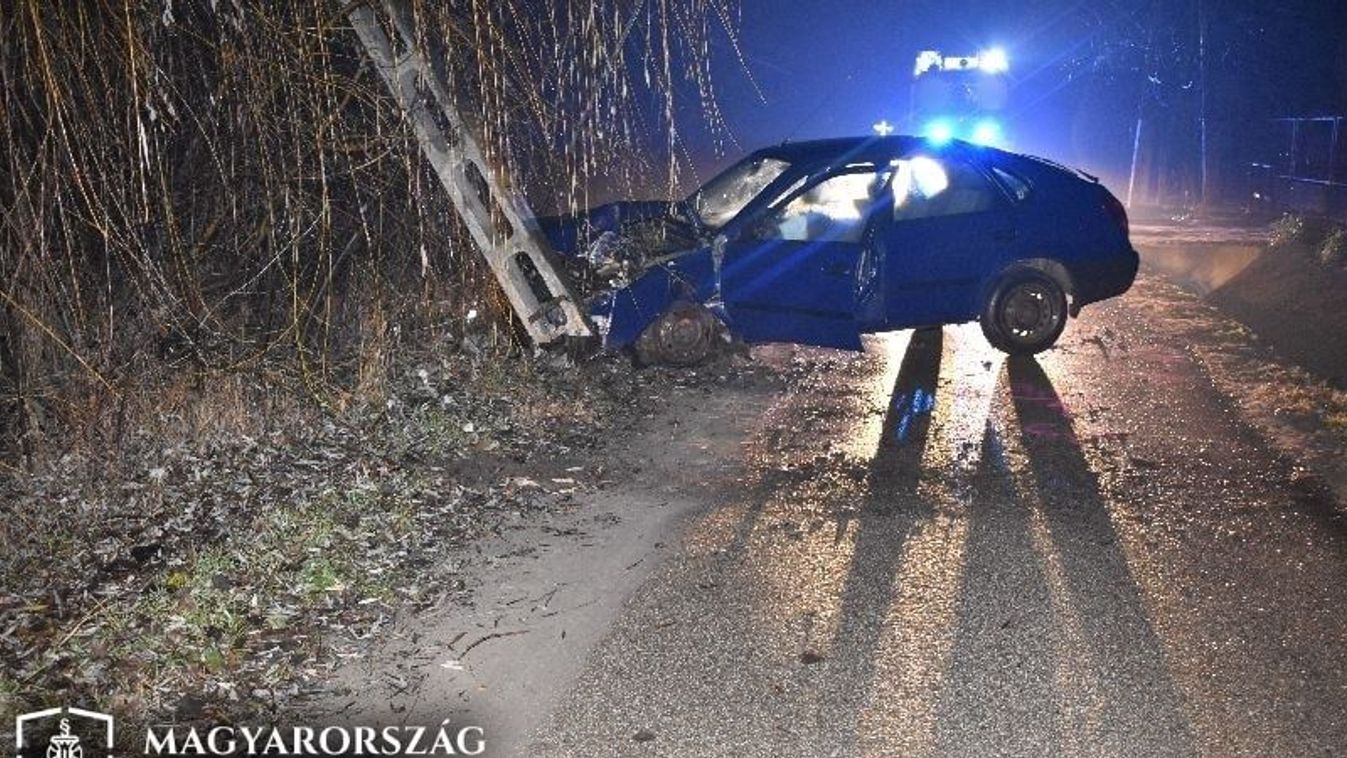 2300 háztartásban ment el az áram a részeg sofőr miatt