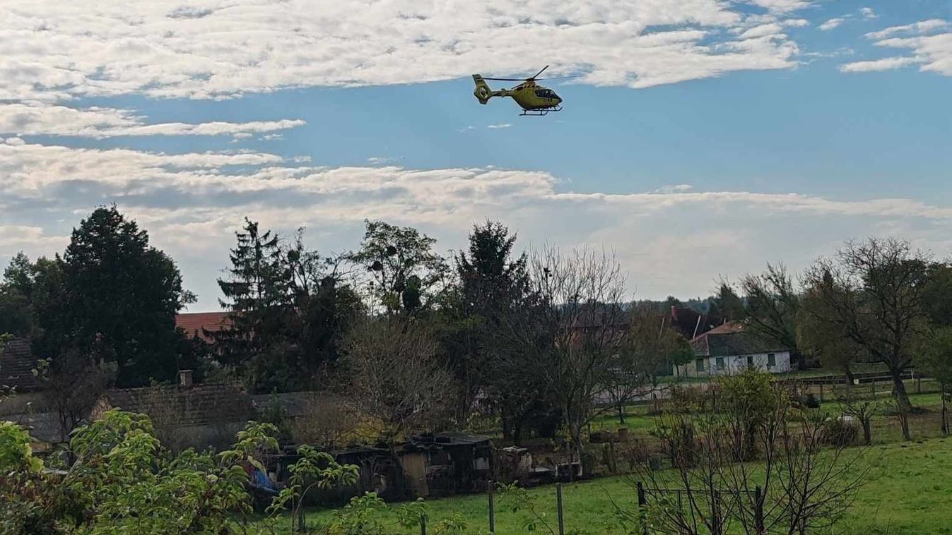 Életet mentettek a fertőszentmiklósi általános iskolában - Mentőhelikopter érkezett a kisfiúért