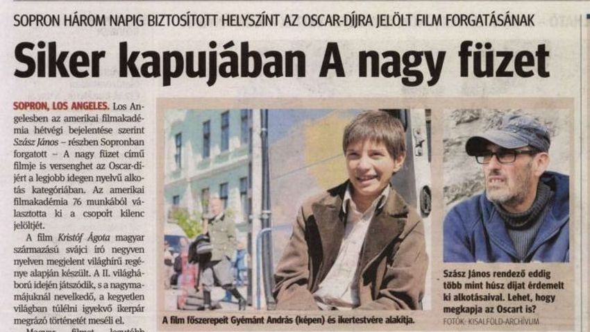 KISALFOLD – Erről írtunk 10 éve – Oscar-esélyes volt a részben Sopronban forgatott film
