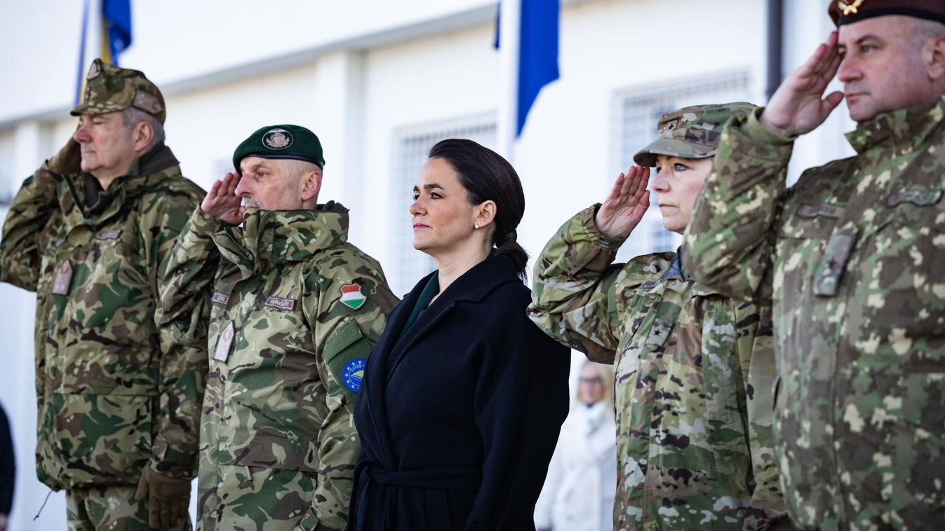 Novák Katalin: magyar katonák a békéért