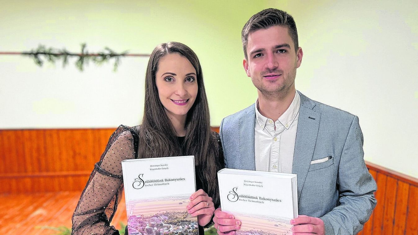 Két fiatal helytörténész, Szandra és Gergő sikere - Magyarul és németül, 660 oldalon mutatják be Bakonyszücs múltját