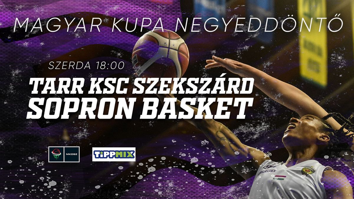 Magyar Kupa – Szekszárdon át vezet a címvédő Sopron Basket útja Győrbe