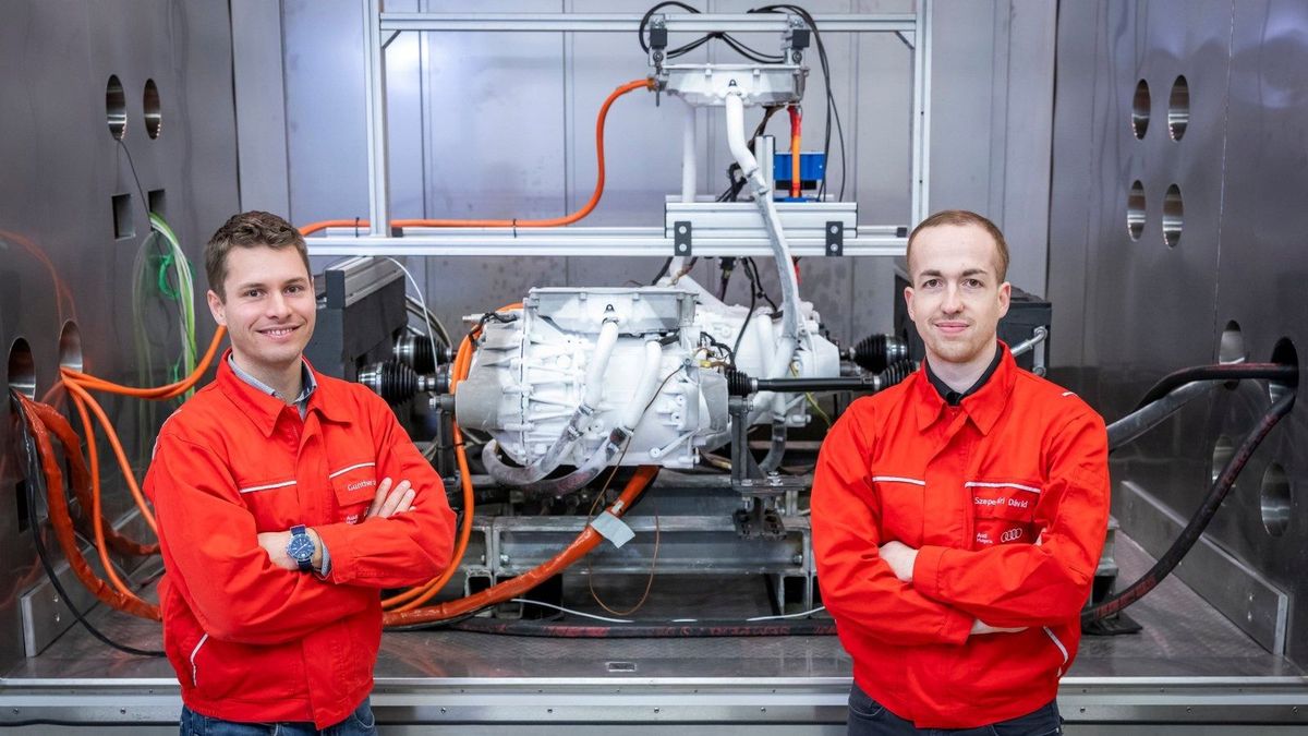 Az audis mérnökök az északi sarkkörön tesztelték a legújabb győri e-motorokat