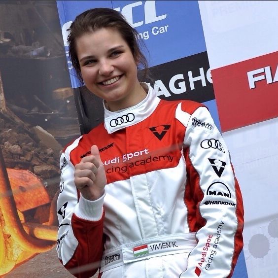 Keszthelyi Vivien egy Audi TT-vel nyerte első bajnoki címét.