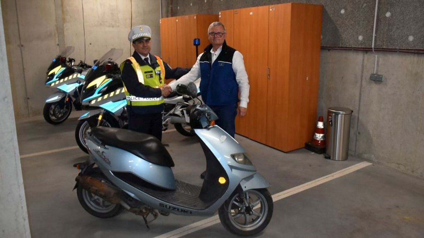 Visszakerült a lopott robogó és bicikli Sopronban