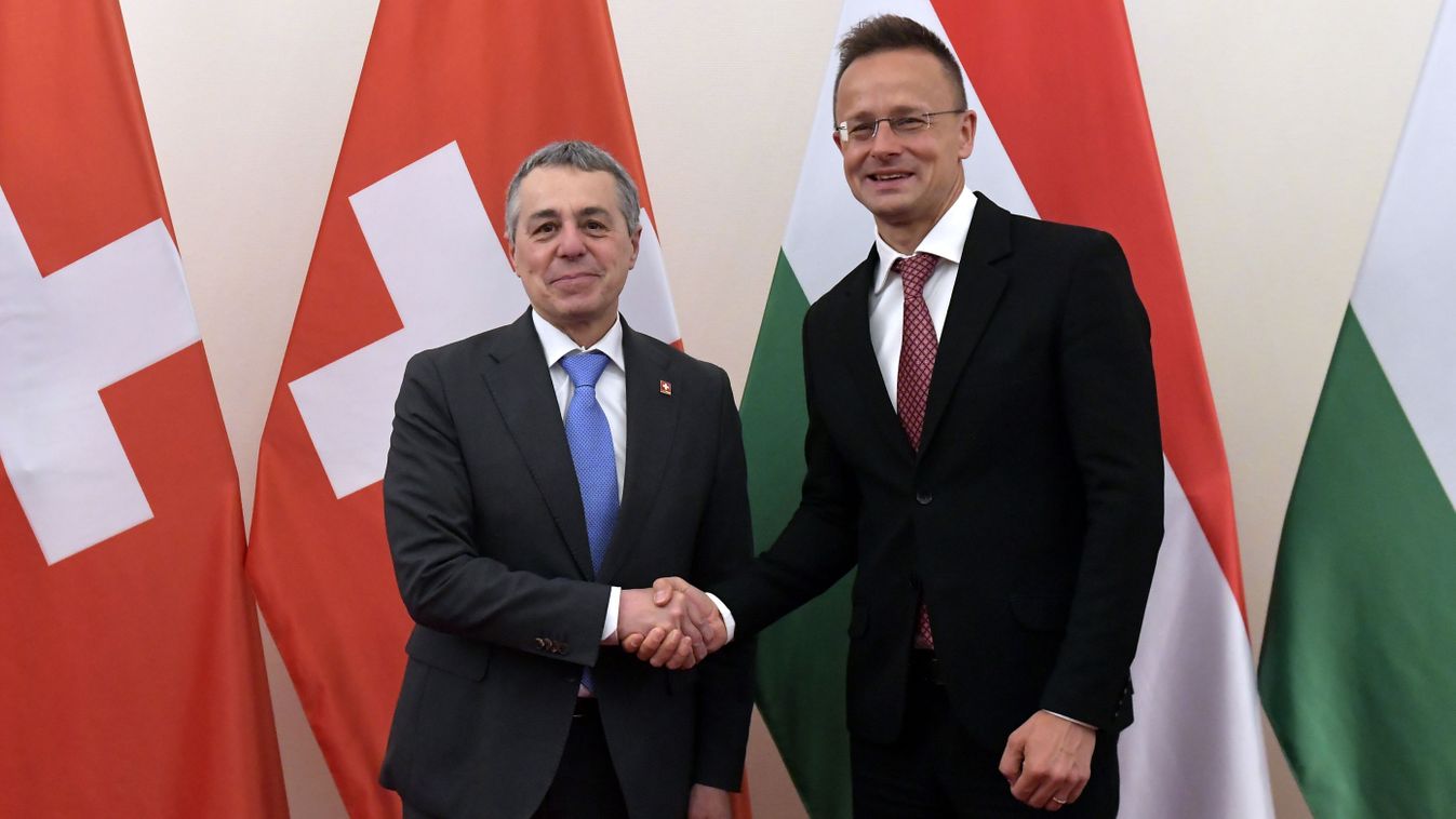 Szijjártó Péter: Magyarország és Svájc is kiáll a szuverenitás és a béke mellett (videó)