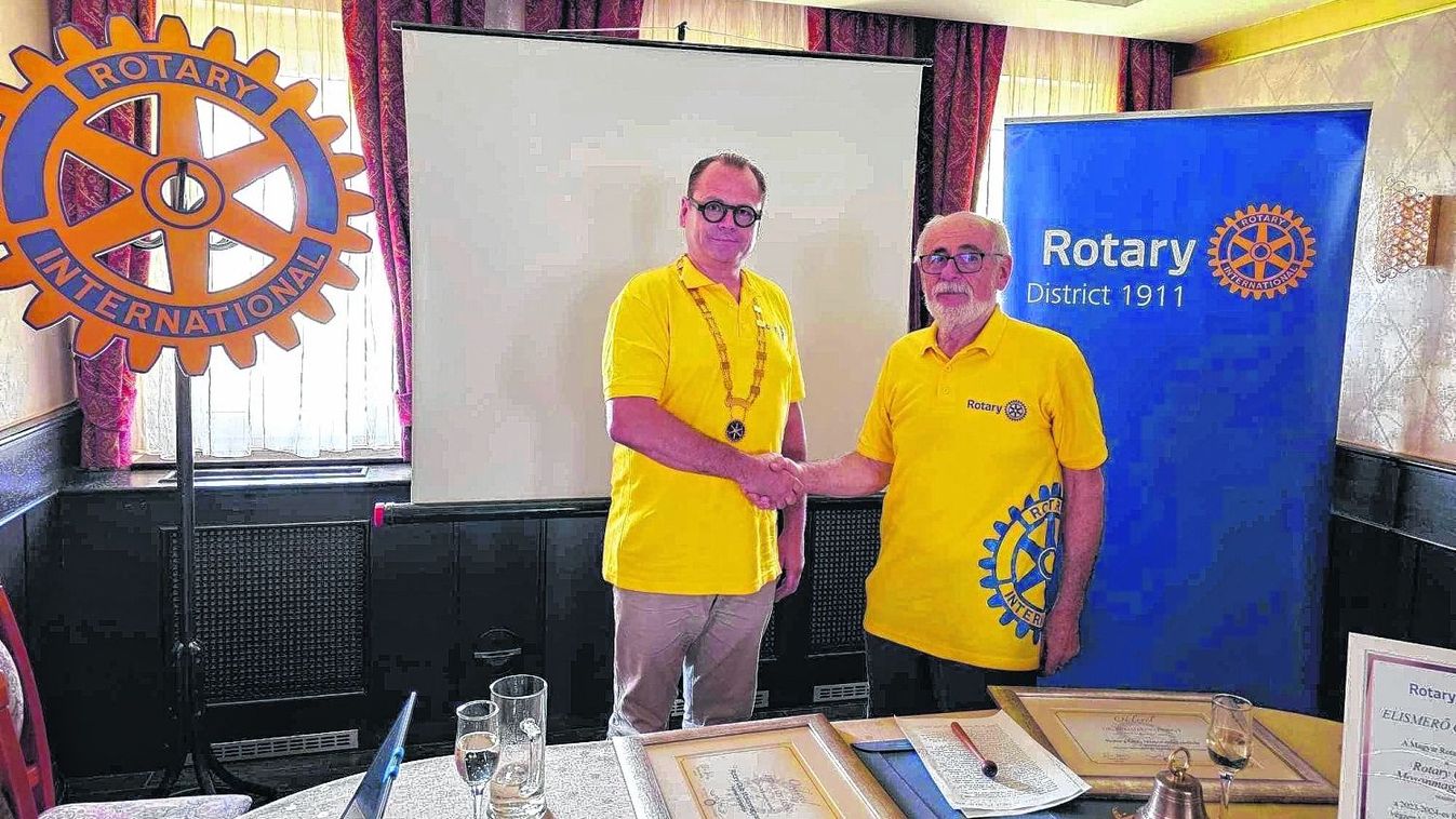 Elnökváltás a mosonmagyaróvári Rotary klubnál