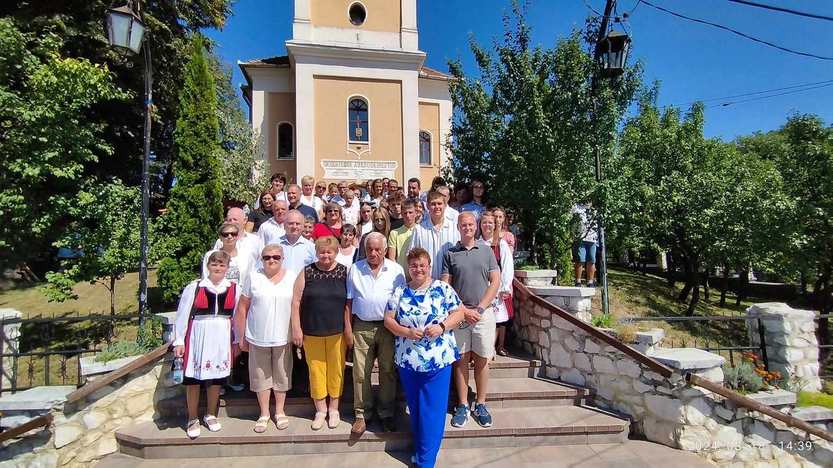 Nyolcvan fős küldöttség látogatott Győrzámolyról Székelyszentkirályra 