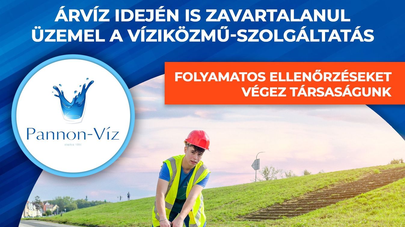 Árvíz idején is zavartalan a víziközmű-szolgáltatás Győrben és térségében