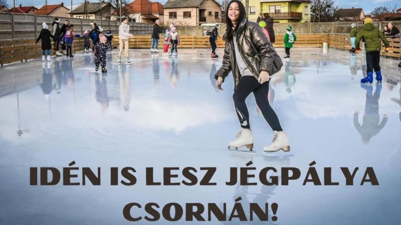 Újra lesz Csornán jégvarázs