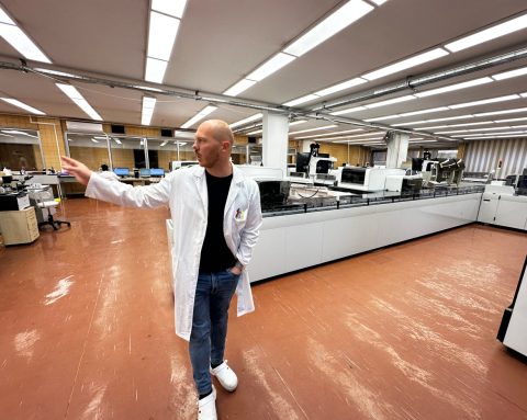 A Petz Aladár Egyetemi Oktatókórház központi laboratóriumában egy új, automata rendszer segíti a munkát.
