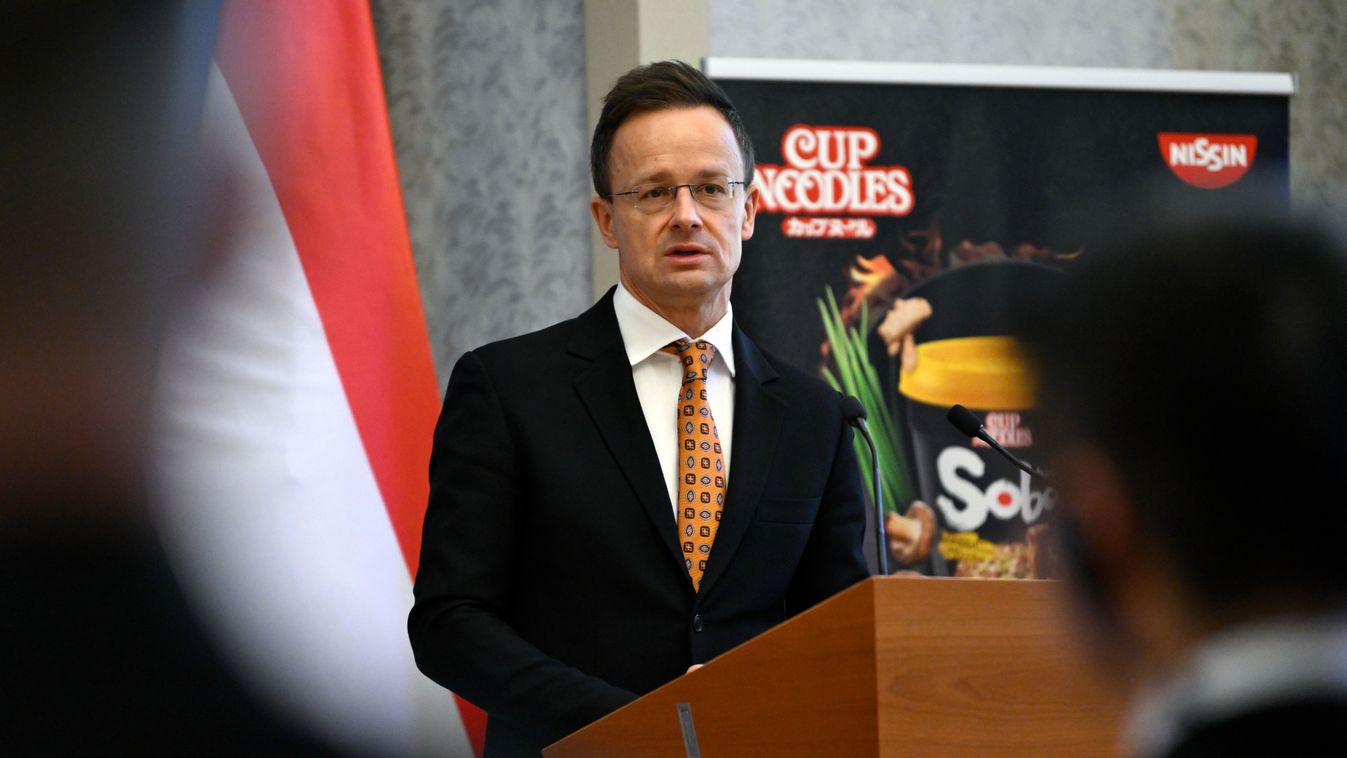 Szijjártó Péter: a japán Nissin Foods a második európai gyártóüzemét is Magyarországra hozza