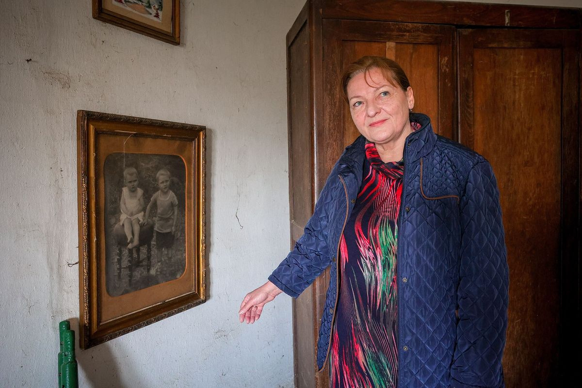 Dr. Lanczendorfer Zsuzsanna édesapja és nagynénje, a testvérek a fotón.