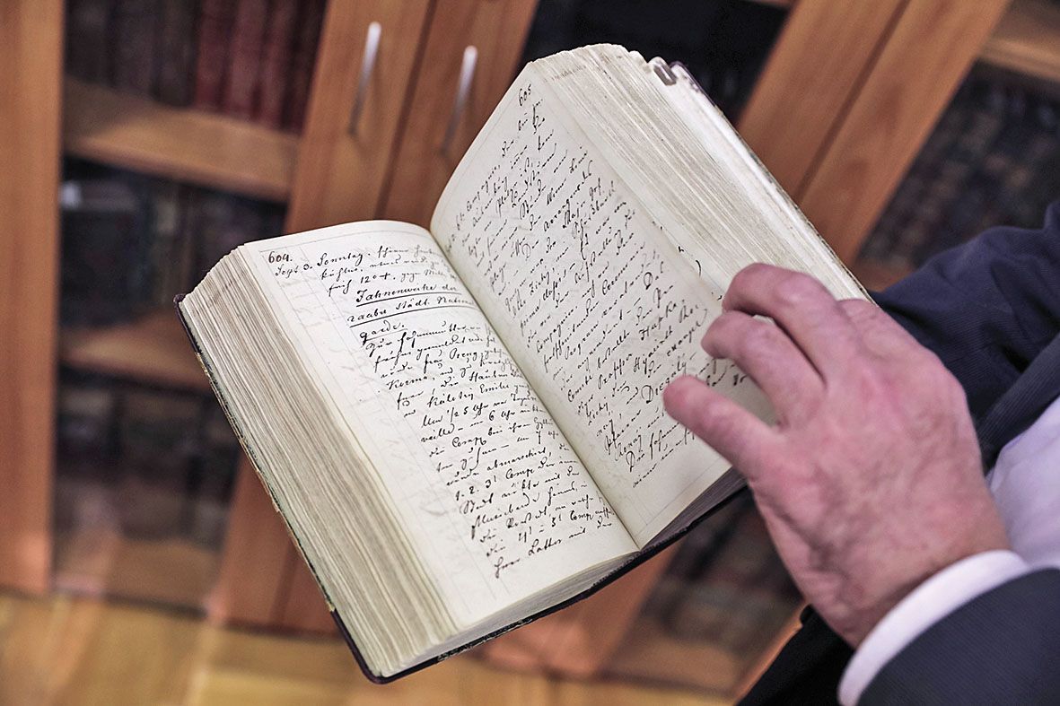 Győri értékké nyilvánították Ecker János fennmaradt naplóit.