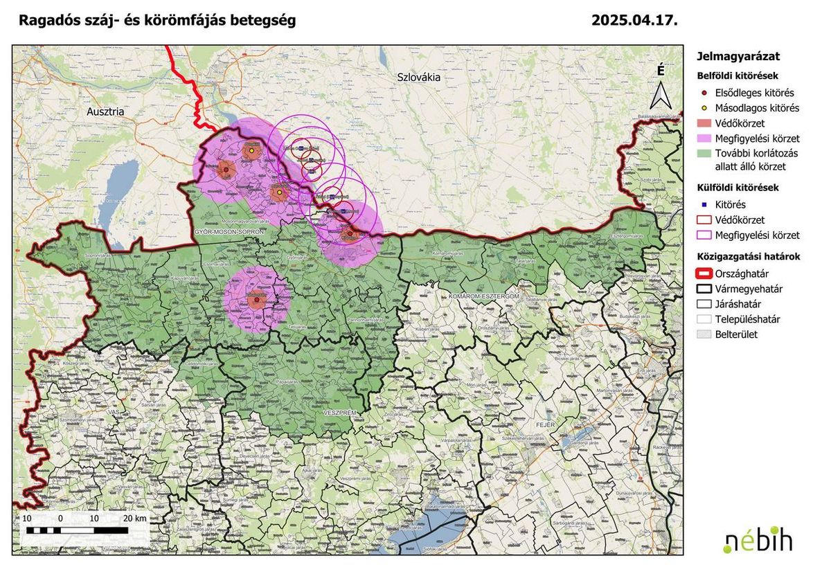 száj- és körömfájás