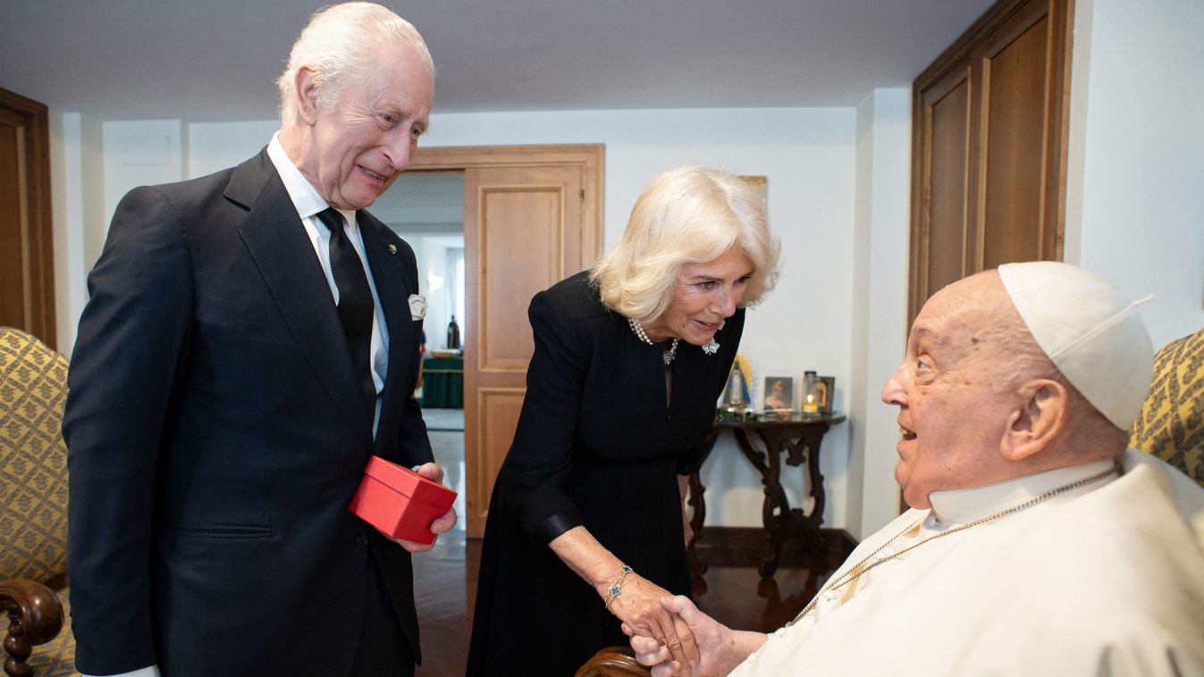 Találkozott Ferenc pápával III. Károly király és felesége, Kamilla