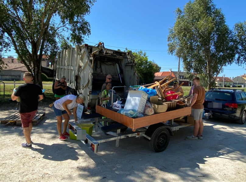 Lomtalanítás Győr-Moson-Sopronban - ideiglenes hulladékudvar Pinnyéden