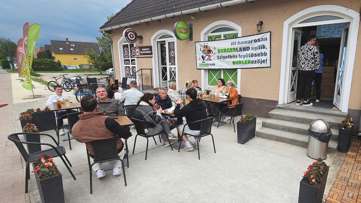 új burgerező