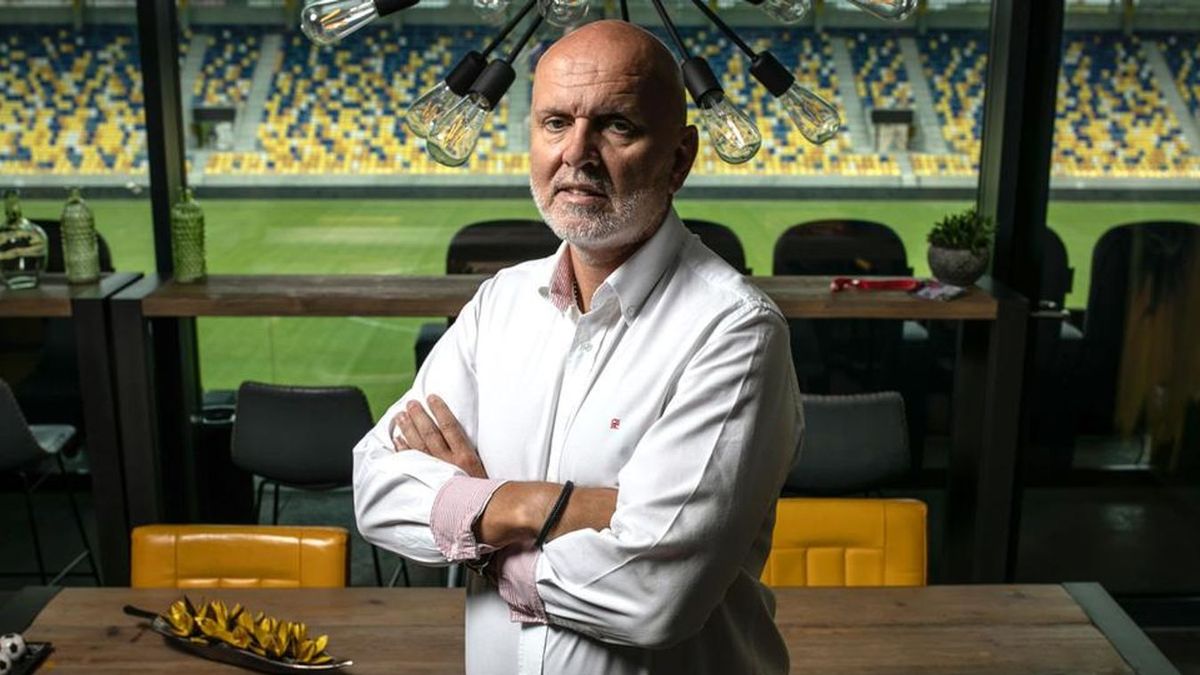 Világi Oszkár a dunaszerdahelyi DAC-stadionban. Fotó: MW-archívum
