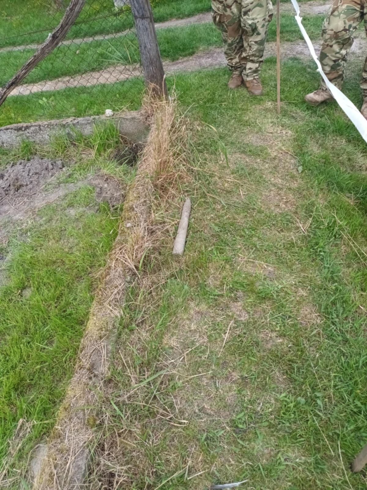 A lövedékhez a polgárőrség mellett a tűzszerészeket is kihívták