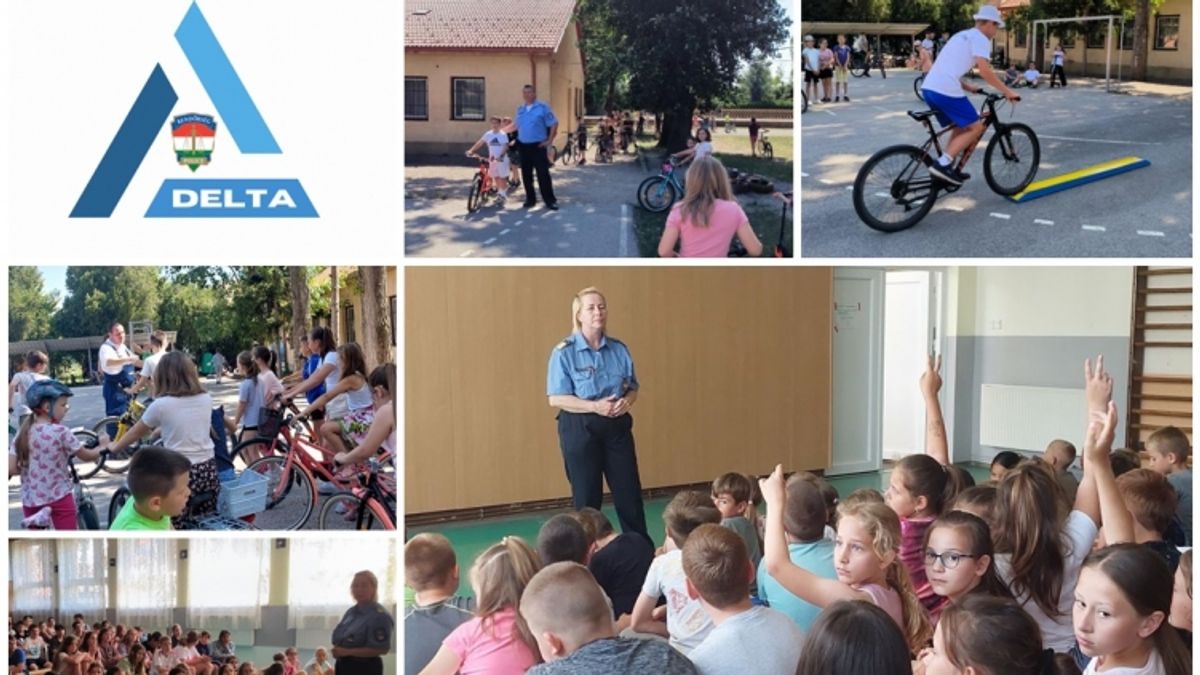 A vakációra adtak tanácsokat a rendőrök Hegyeshalomban