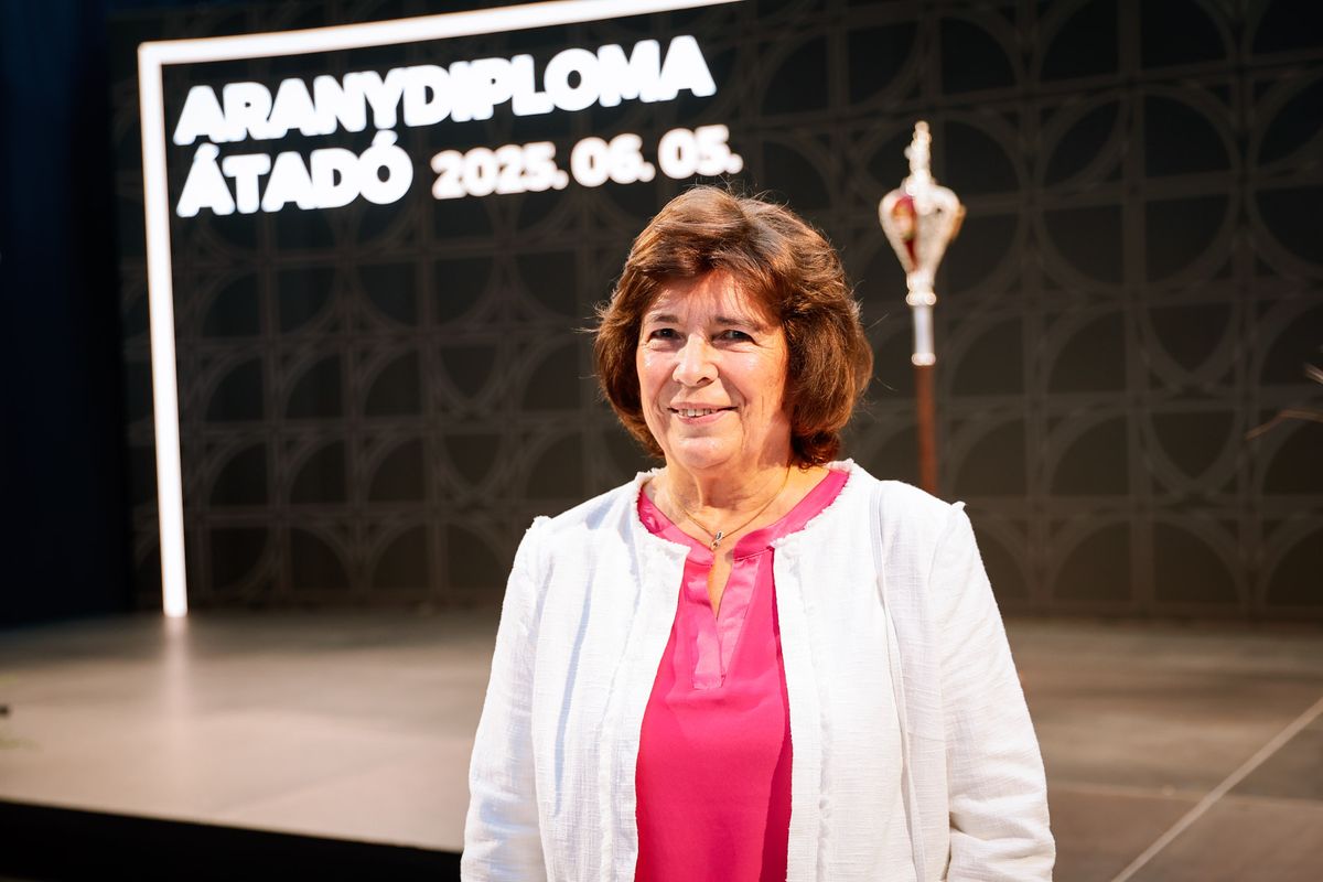 Aranydiploma-átadó Győrben - Bencsik Gabriella kifejezetten jó döntést hozott, hogy a Széchenyi jogelődjében végezte el az iskolát