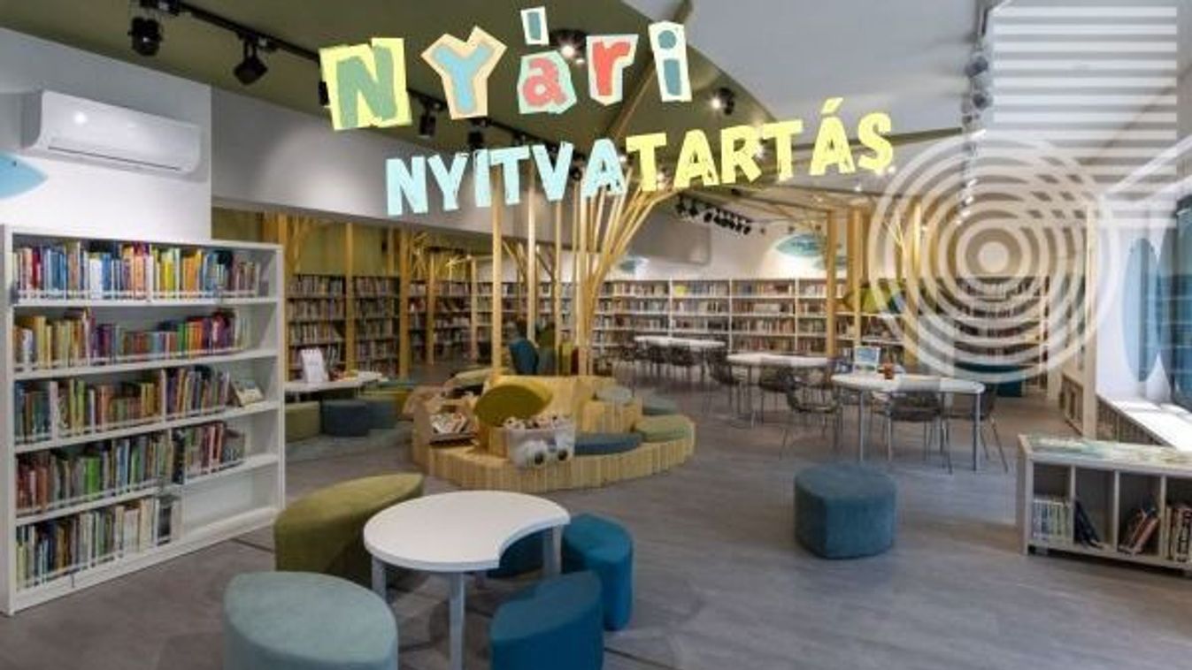 Nyári szünet a megyeszékhely gyermekkönyvtárában, mutatjuk a nyitvatartást