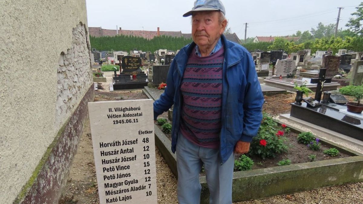 A második világháború szanyi gyermekáldozatainak emléknapja van.