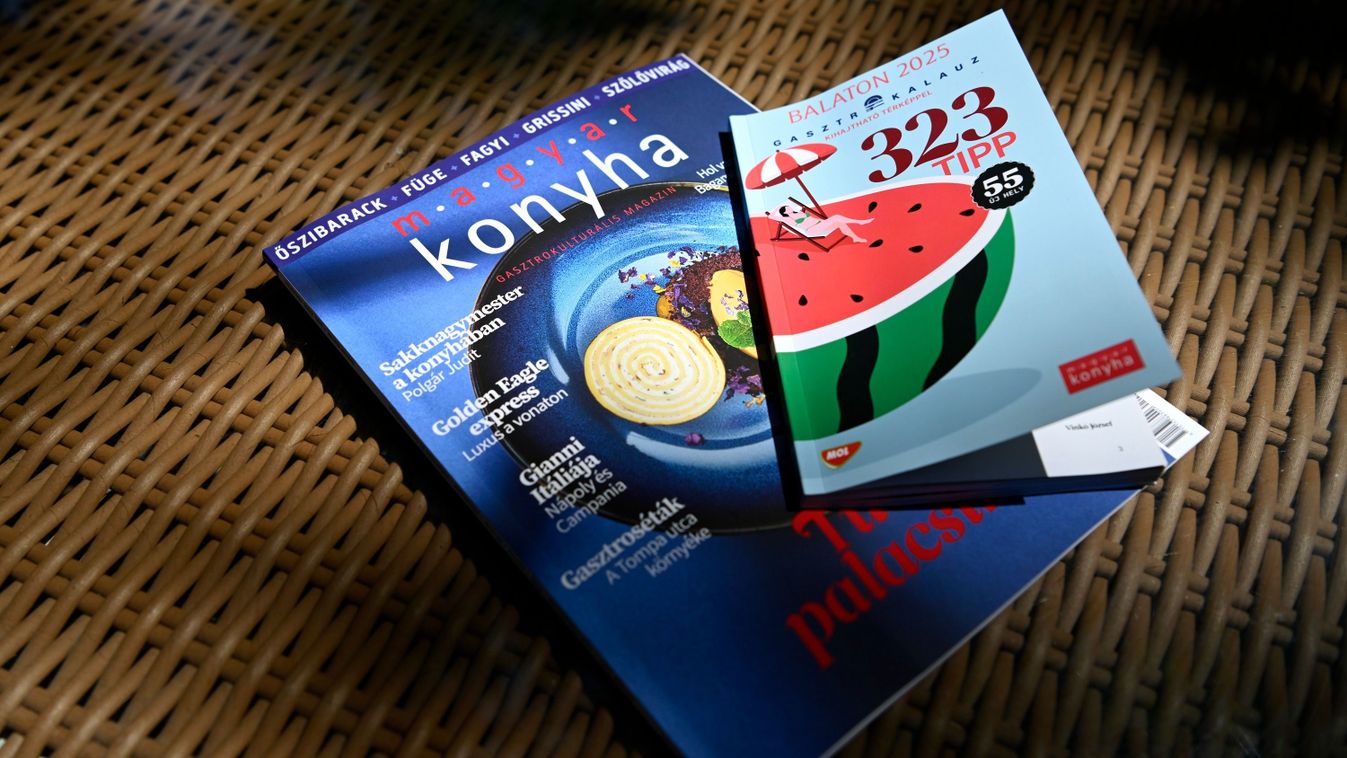 Megjelent a Magyar Konyha Balaton 2025 Gasztrokalauza