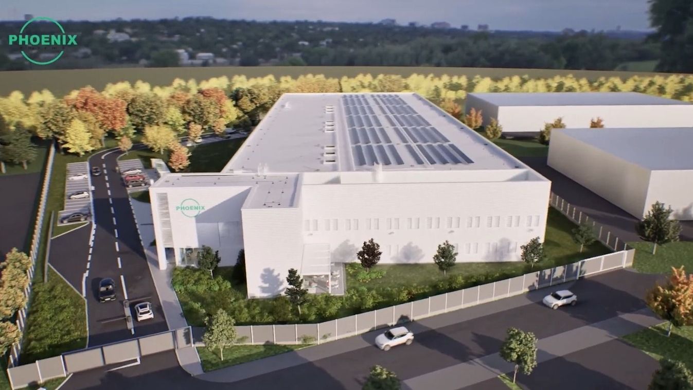Jó ütemben halad a PHOENIX Pharma új győri logisztikai központjának építése