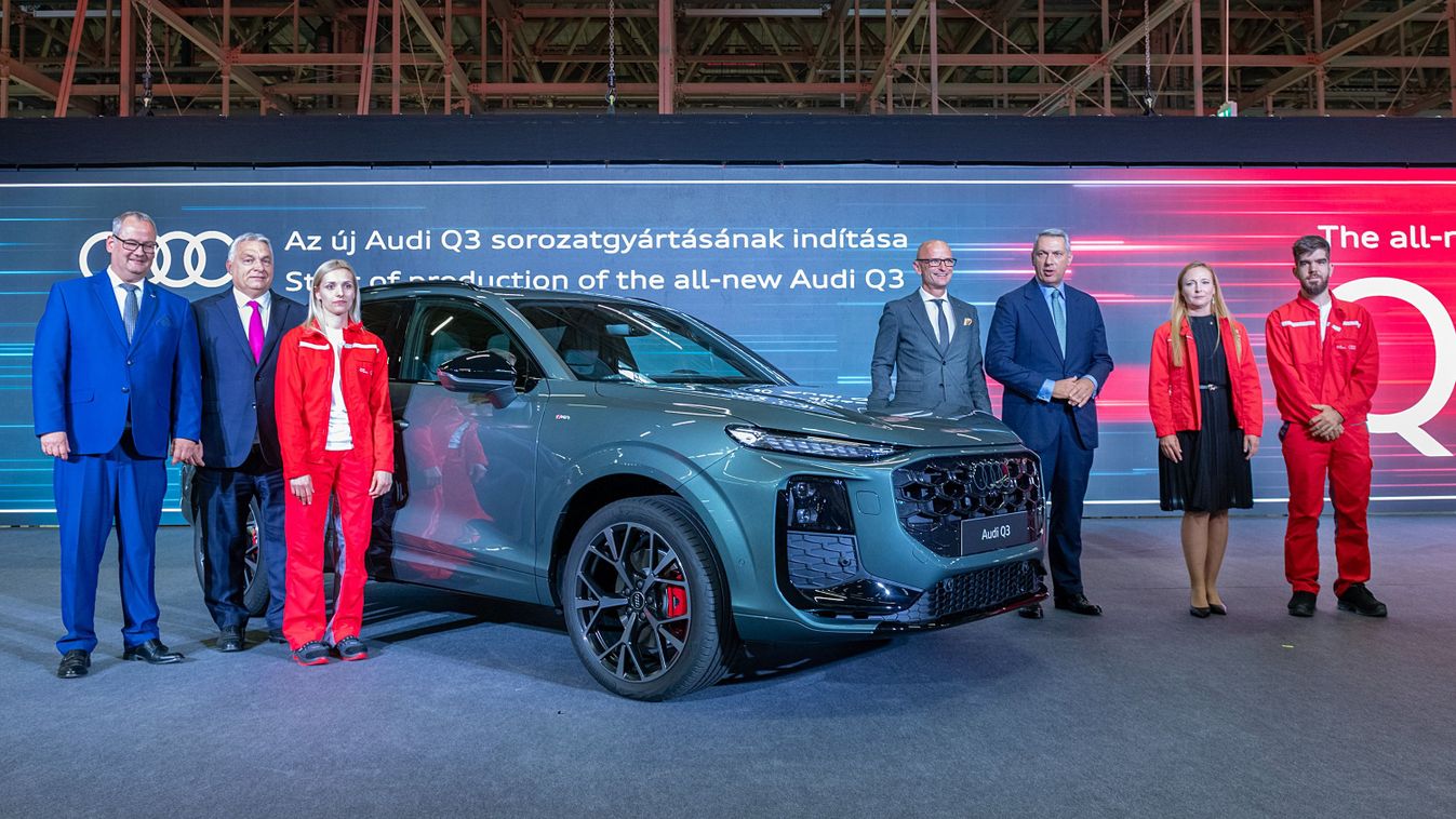 Így indították el az új Audi Q3 termelést Győrben - fotók, videó