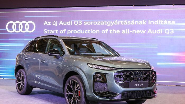 Elindult az új Audi Q3 sorozatgyártása Győrben