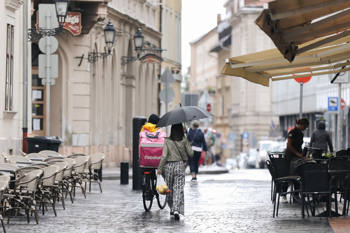időjárás időjárás előrejelzés időjárás Győr-Moson-Sopronban hidegfront lehűlés