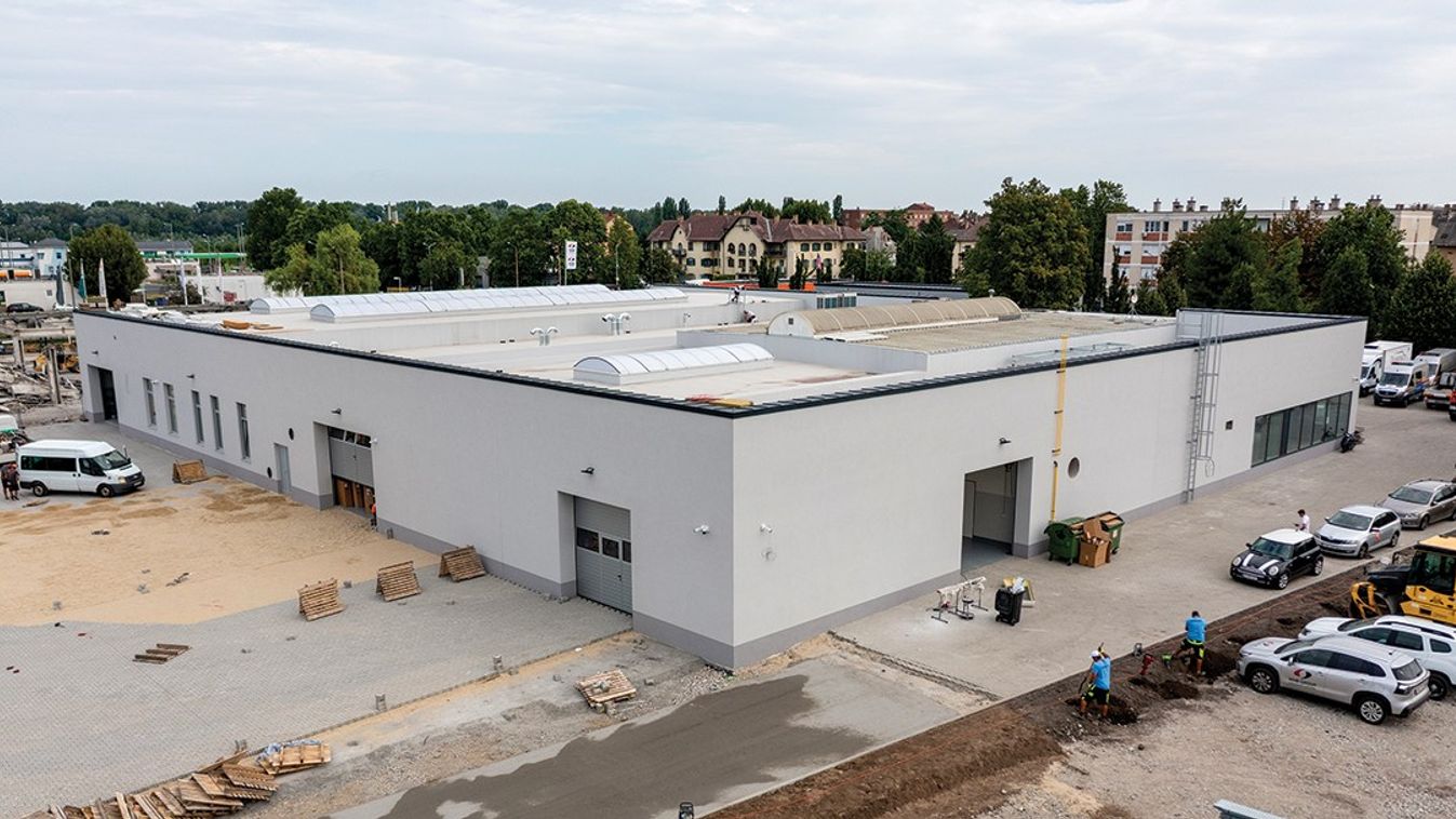 Megfelelő ütemben halad a teljes felújítás – A Győri Autóközpont Zrt. telephelye kívül-belül megújul