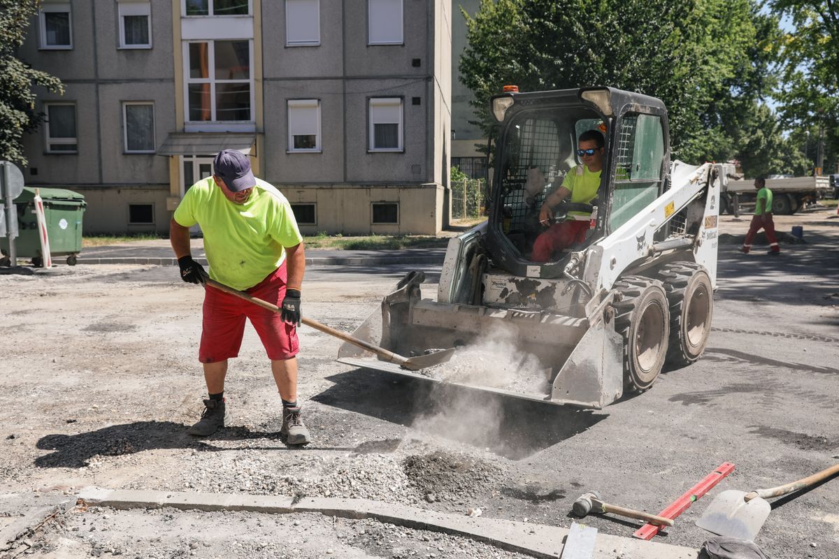 győri útfelújítás köztelek utca győr
