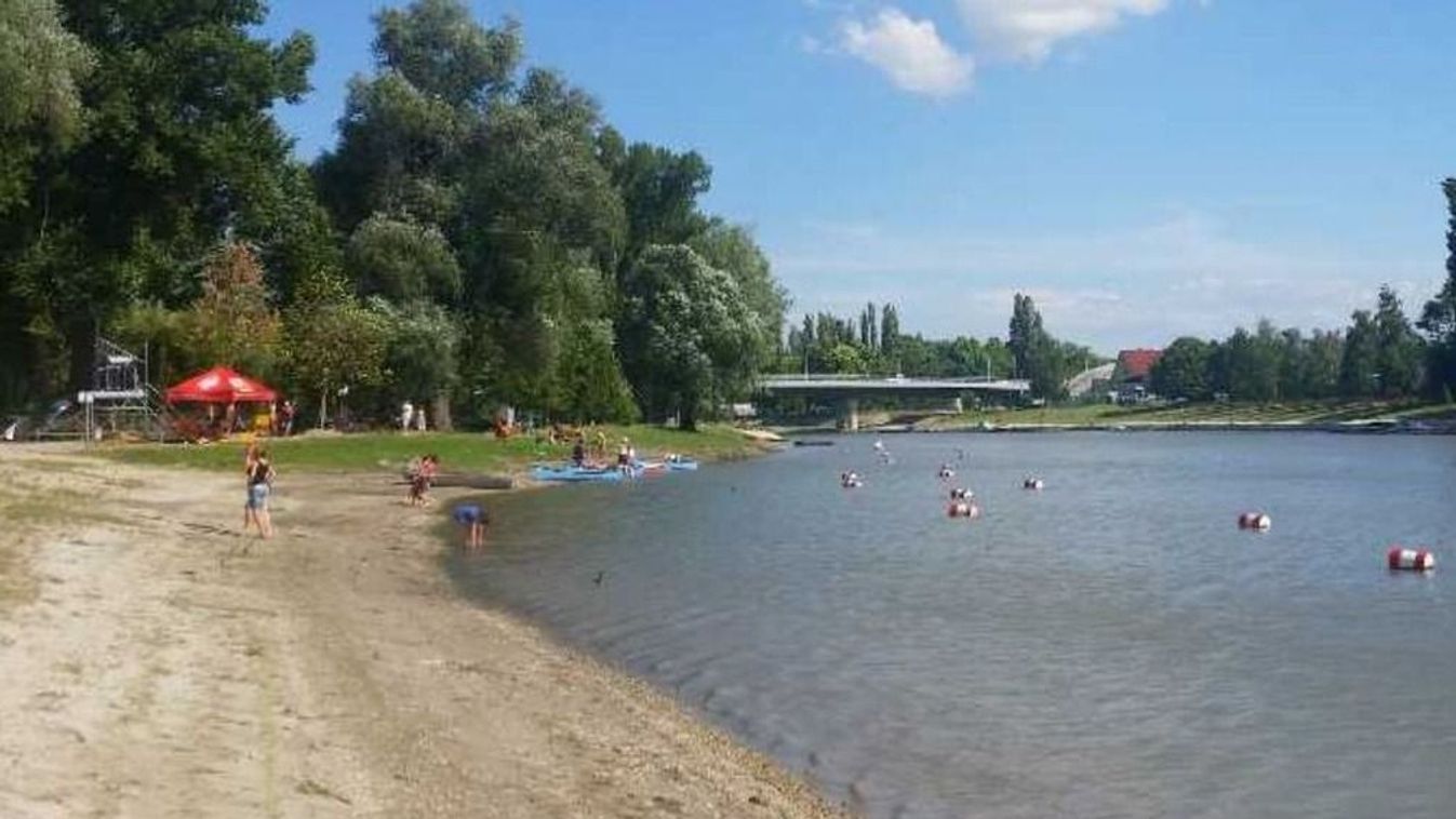 Csütörtökön bezárt, pénteken újranyitott a győri strand