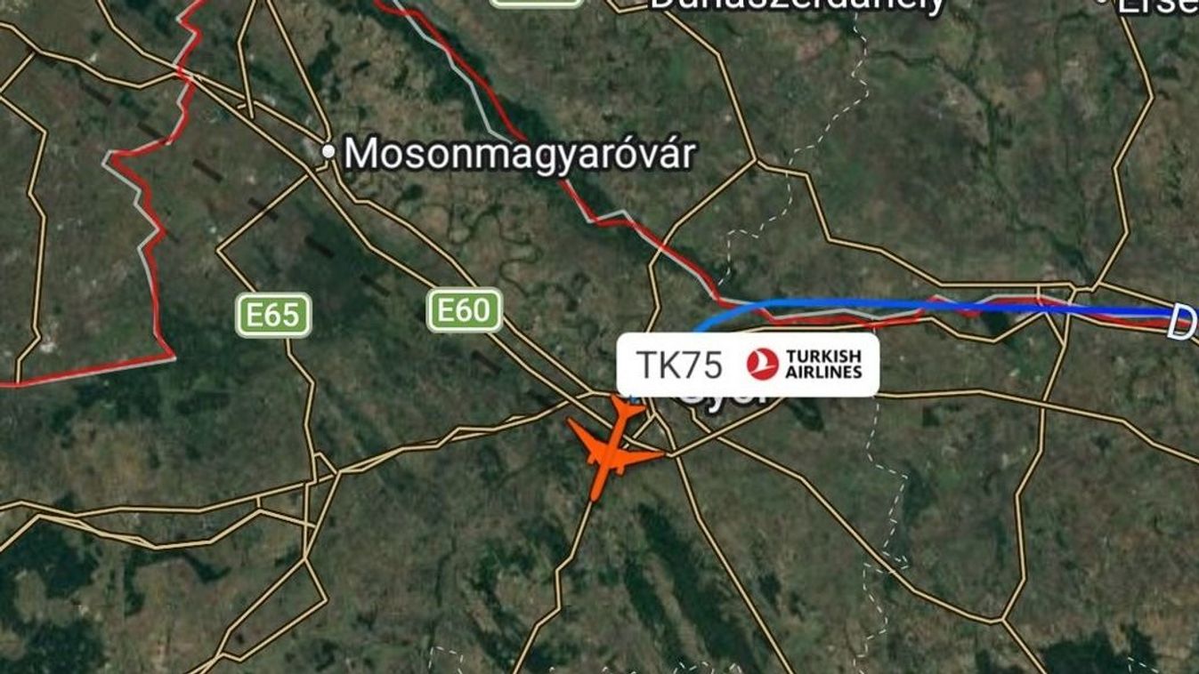 Kényszerleszállás miatt a Kisalföld fölött kellett kiengednie a kerozint a vancouveri járatnak Kép