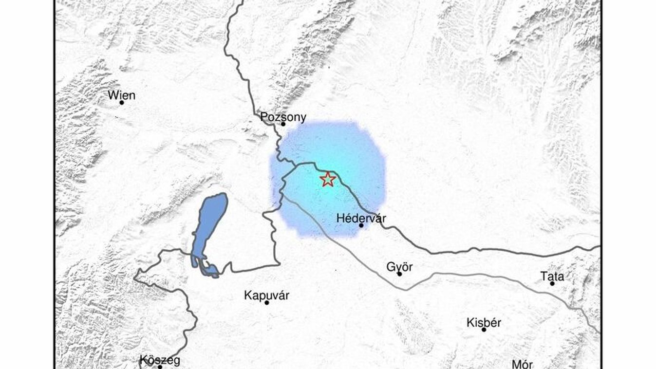 Már a harmadik földrengés rázta meg Győr-Moson-Sopront kedden Kép