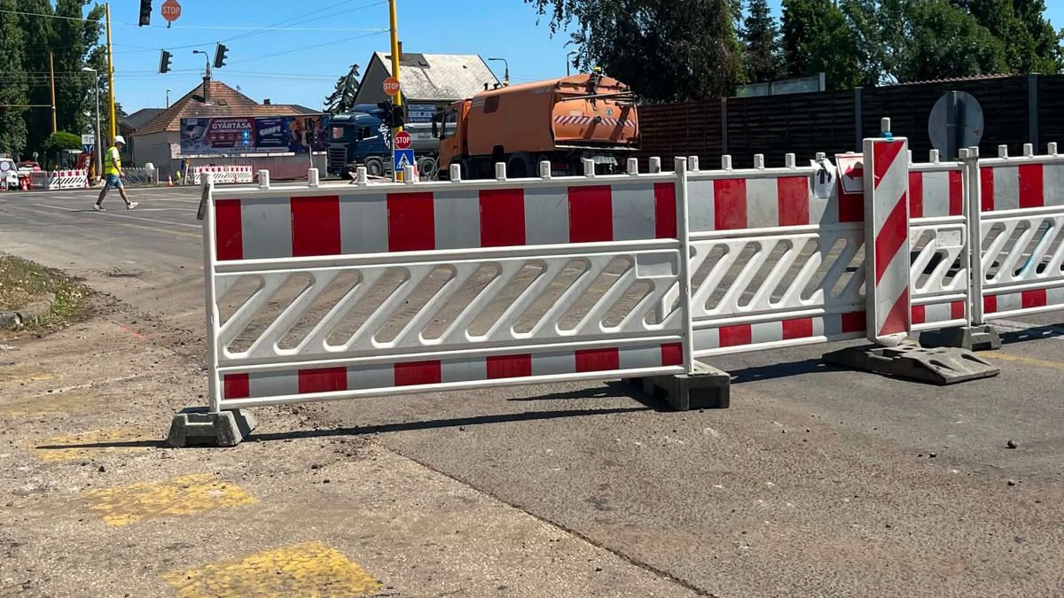 Aki teheti, kerülje a hétvégén ezt a győri szakaszt, komoly lezárások vannak - videó