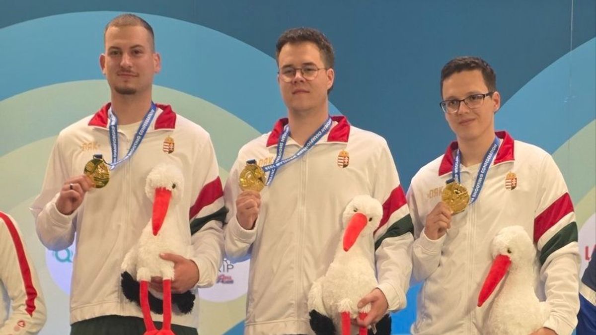 Győri lövő az aranyérmes csapatban