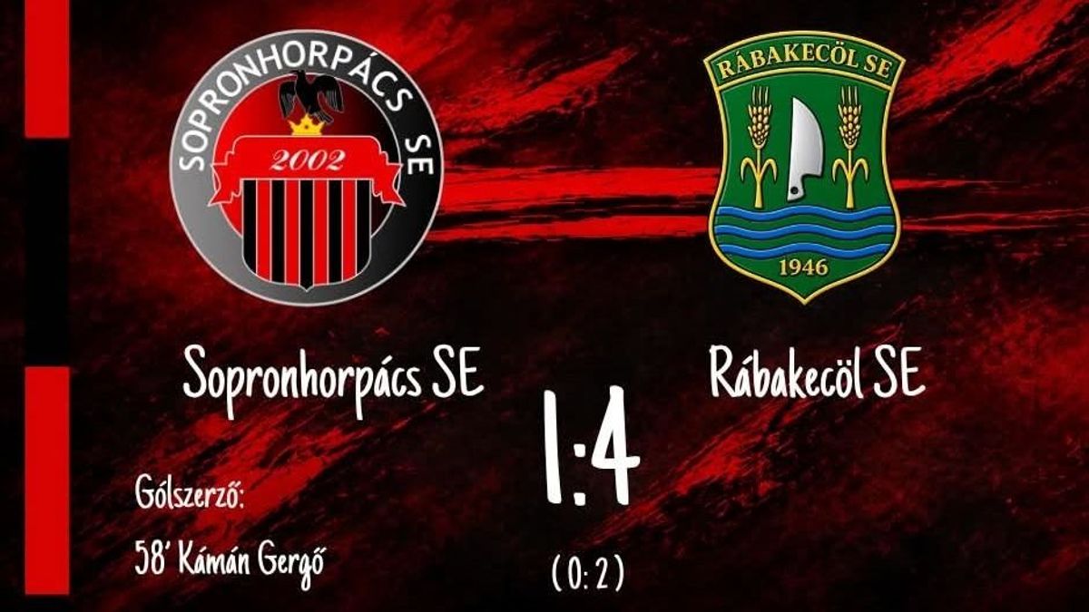 Súlyos sérülés - A három pontnál többet veszített a Sopronhorpács